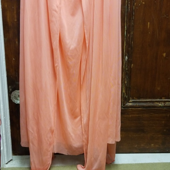 David's bridal versa convertible dress coral reef - Picture 4 of 8